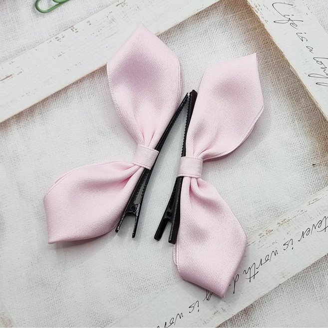 에떼리본 세틴리본나비 집게핀2P 엘프소녀집게핀 H107