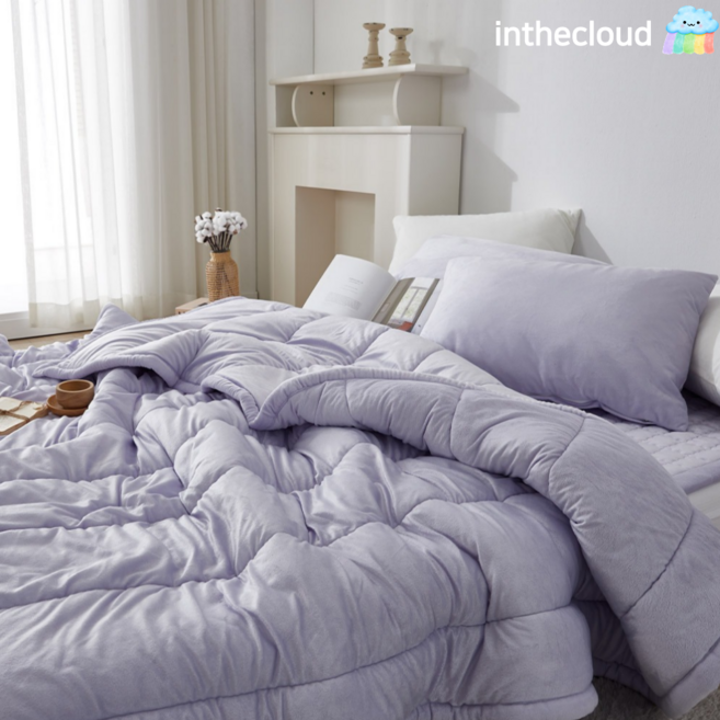 구름속에 극세사 겨울 차렵이불세트