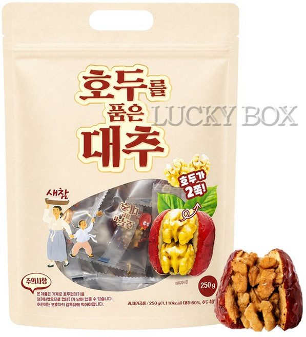 과자1번지 호두를 품은 대추, 1개, 250g
