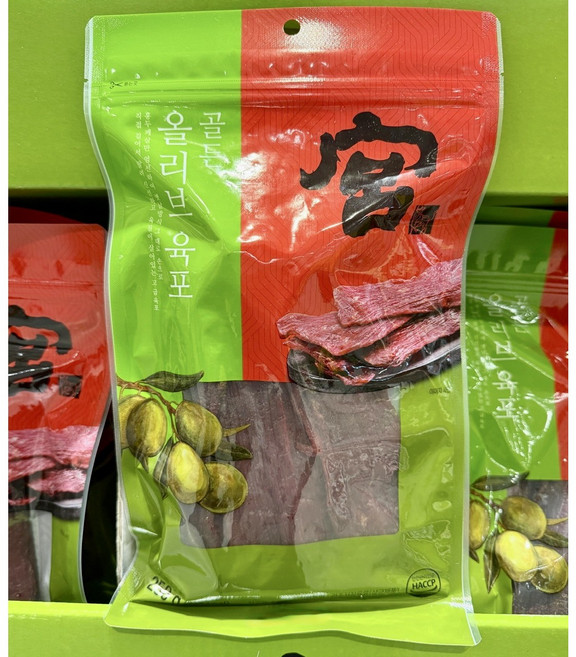 궁 골드 올리브 육포 250g, 3개