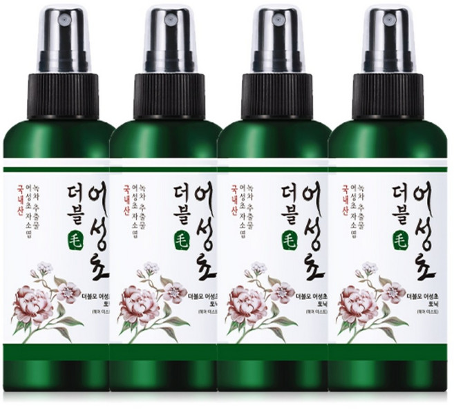 더블모 에덴필드 어성초 헤어 미스트 플로럴향, 150ml, 4개