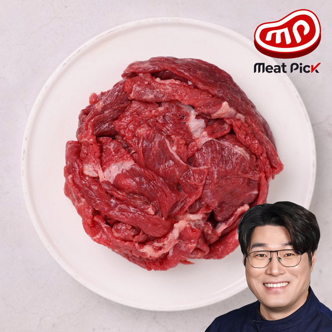 오세득의 미트픽 1++(7) 등급 한우 양지 불고기용 (냉장), 1개, 300g