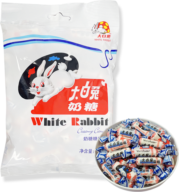 흰토끼사탕 따바이투 토끼사탕 내당당과, 180g, 1개