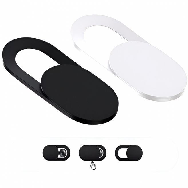 (10개) 웹캠커버 카메라가리개 가림막 보안 핸드폰 노트북 사생활보호 스티커, 검정