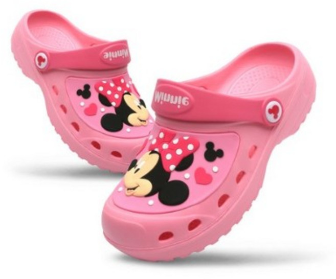 미키마우스 미니마우스 여아용 썸머 EVA 샌들