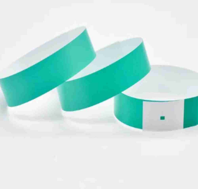 입장권팔찌 종이손목띠 일회용 행사용팔찌 블루