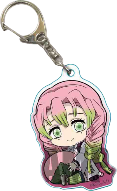 <귀멸의 칼날> 캐릭터 아크릴 키링/키체인/열쇠고리 허깅SD 14종, G-003637. 칸로지 미츠리, G-003637. 칸로지 미츠리, 1개
