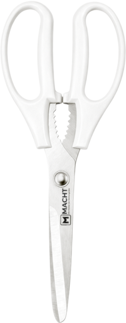 [독일 주방명가] [ 마흐트 ] 프리미엄 라인 주방용 가위, 리얼 화이트, 1개