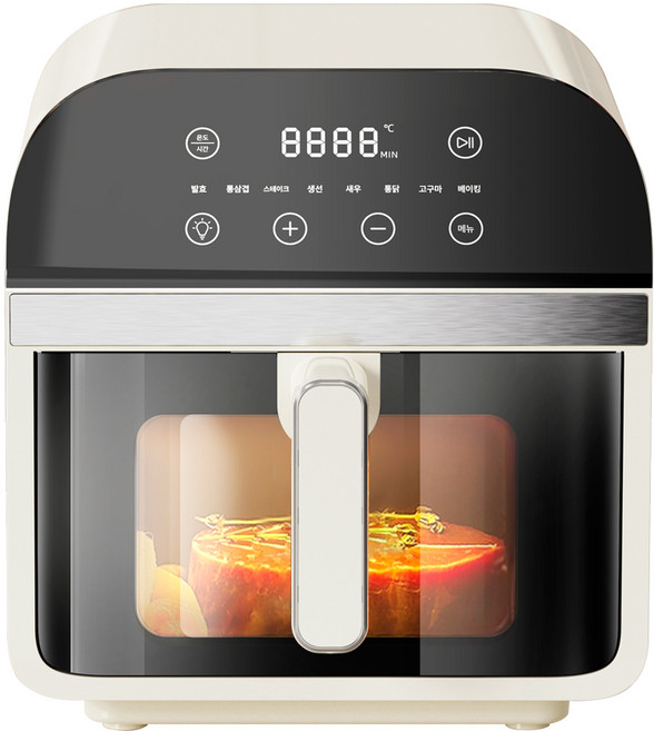 리빙웰 상하열선 230도 고온조리 에어프라이어 직화오븐 생선구이 삼겹살 5.7L 대용량 신제품, AF700