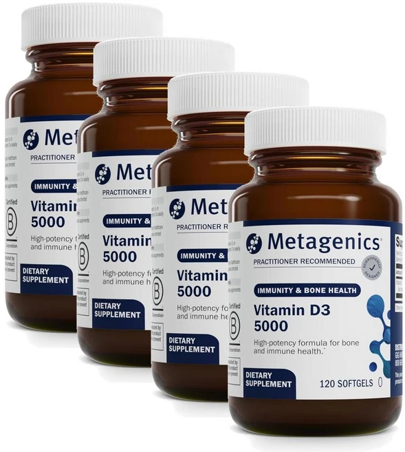 메타제닉스 비타민D3 5000IU 소프트젤 Metagenics VitaminD3 5000, 120정, 4개 - 쿠팡