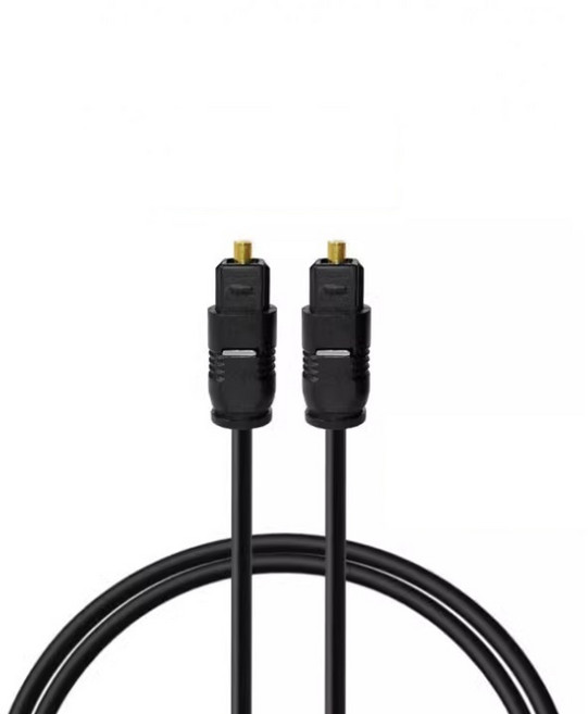 數位光纖音源線 Toslink SPDIF OD4.0, 1個, 線長1.5公尺