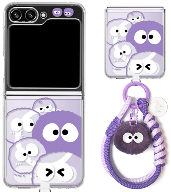 뭉치 핸드스트랩 맥세이프 젤하드 컬러먼지 Z플립6 Z플립5 케이스