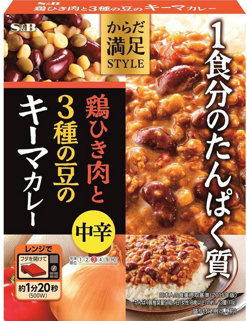 키마 커리 다진 닭고기와 3종 콩 중 매운맛, 180g, 12개