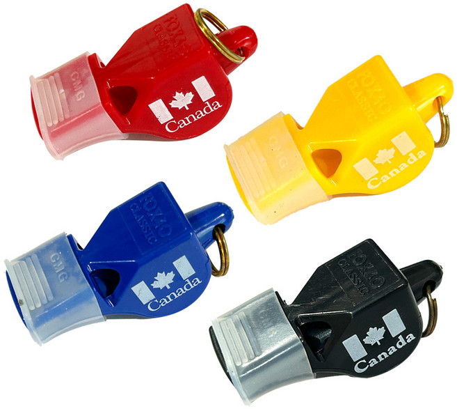 폭스 40 클래식 오피셜 휘슬 + 줄 호각 호루라기, 레드