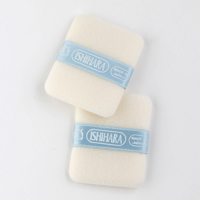 이시하라 일제 원형 사각 후로킹 파우더 팩트 퍼프 분첩, 03. 이시하라 사각후로킹(2P), 1개