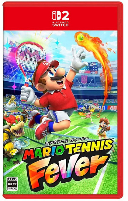 Nintendo Switch2 NS2 瑪利歐網球 狂熱 中文版 遊戲片, 瑪利歐網球狂熱 日版支援中文