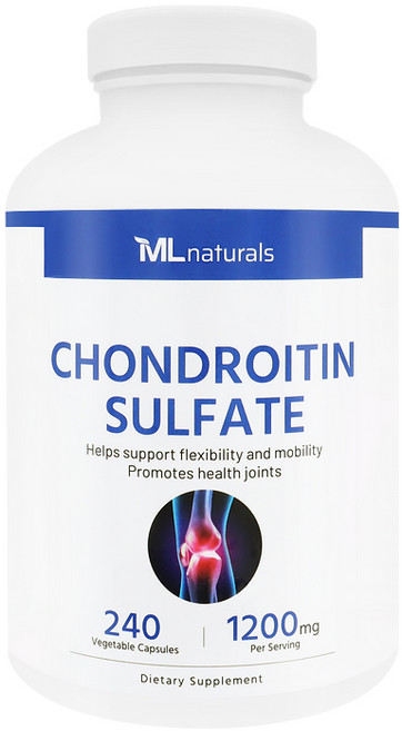 [미국빠른직구] 신제품 마이라이프 내추럴스 콘드로이친 황산 1200mg 240정, 1개