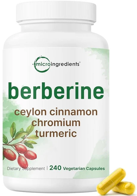 마이크로 인그리디언트 실론 시나몬 크롬 함유 베르베린 3000mg 캡슐 240정 - 쿠팡