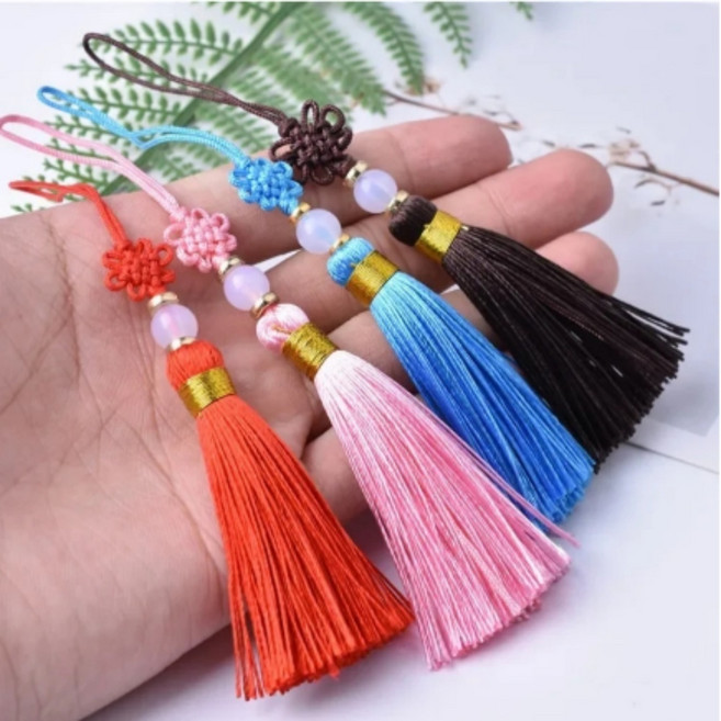 노리개장식 비즈 구슬 키링 핸드폰 액세서리 전통 장신구 가방 키홀더