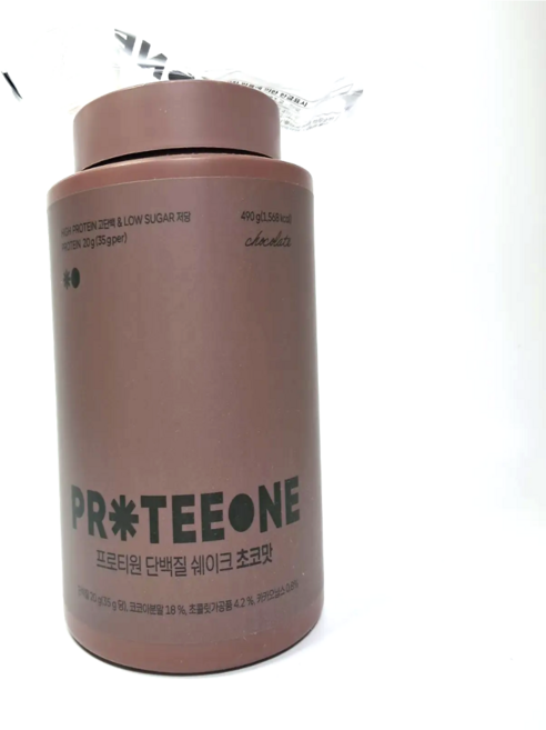 프로티원 단백질 쉐이크 초코맛, 490g, 1개