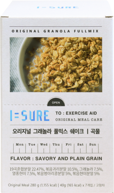 오리지널 그래놀라 풀믹스(곡물맛/40gX7T), 40g, 1개