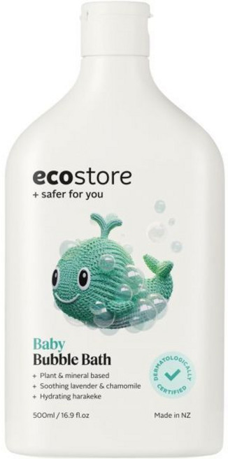 에코스토어 베이비 라벤더 제라늄 카모마일 젠틀 버블배스 입욕제, 1개, 500ml