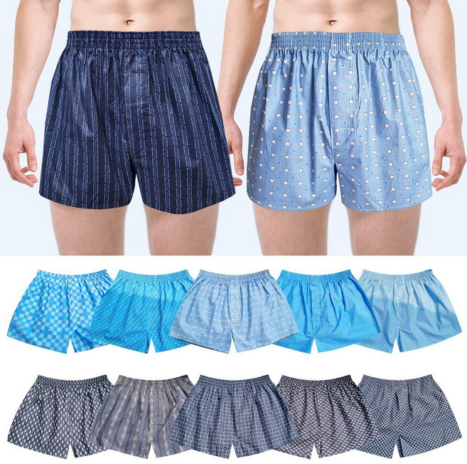 남자 국산 특 순면 5매 10매 묶음 벌크 사각 트렁크 팬티