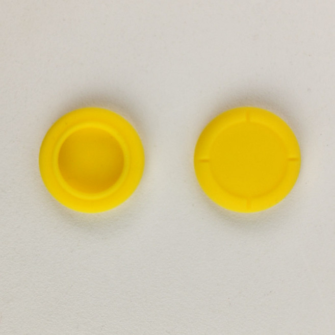 스위치 NS/OLED/Lite/Joy-Con 용 1/2pcs 실리콘 조이스틱 캡 보호 커버 미끄럼 방지 3D 아날로그 그립 교체, 13 Yellow