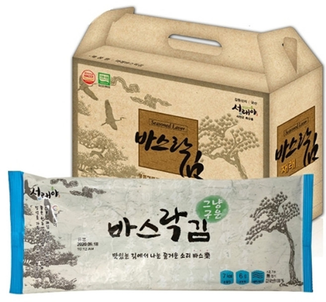 [서천서래야]바스락반장김 16봉(무조미구운김) x 1세트