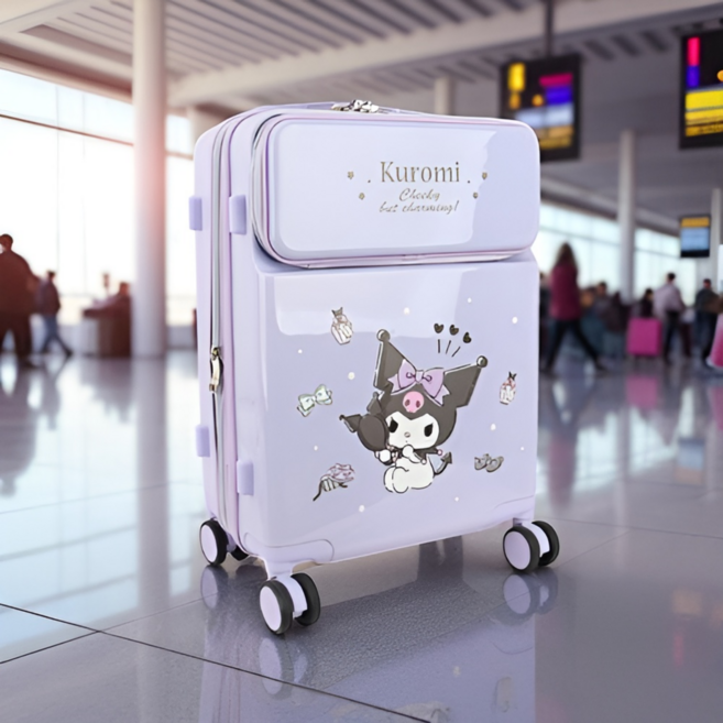 시나모롤 여행용 캐리어 기내용 18인치 가방 어린이 해외 아동 아기 유아 휴가 2종