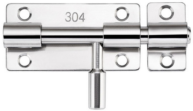 유유성안 스텐 오도시 걸쇠 문 잠금, 실버, 1개