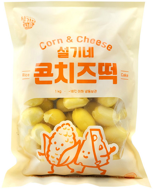 설기네 콘치즈떡 1kg 떡사리, 1개