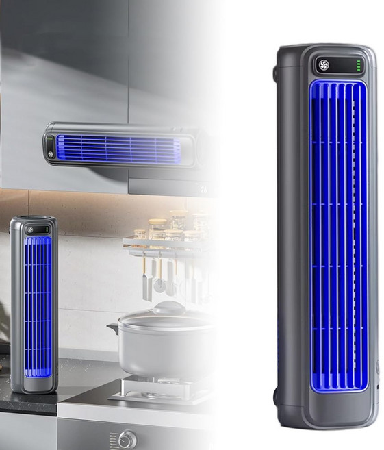 Zeekr 2026년형 신형 휴대용 에어컨 3단계 속도 조절 및 LED 터치스크린 USB 충전 기능 탑재 침실 사무실 가정용 냉방 팬, 5T6KyNZk