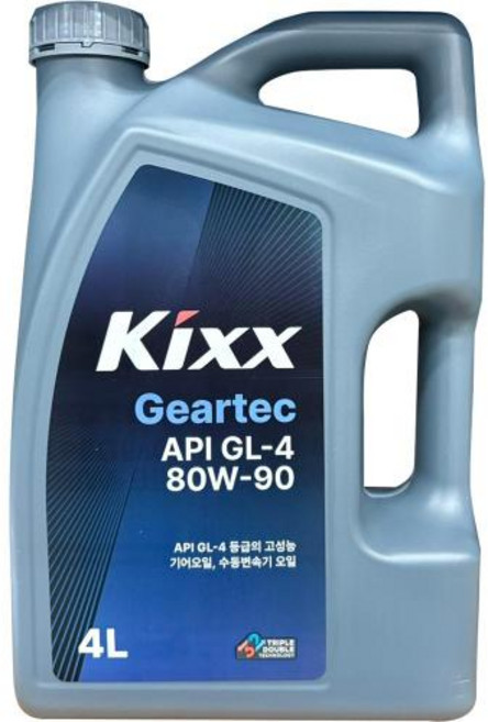 GS칼텍스 기어오일 Kixx Geartec GL-4 80W-90_4/4L, 단일 수량, 1개