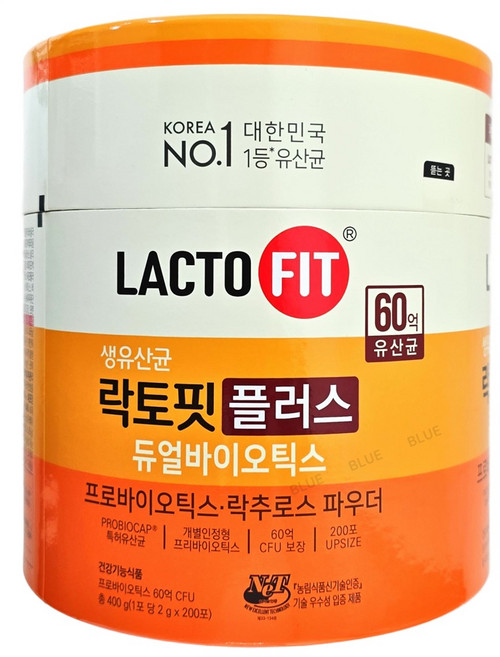 락토핏 플러스 듀얼바이오틱스 200p, 400g, 1개
