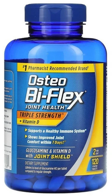 Osteo Bi-Flex 오스테오 바이플렉스 트리플 스트렝스 비타민D, 120정, 1개 - 쿠팡