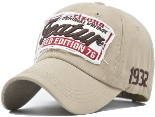 VITALO 야구모자 빈티지 볼캡 자수 남녀공용 캡모자 VTL0006