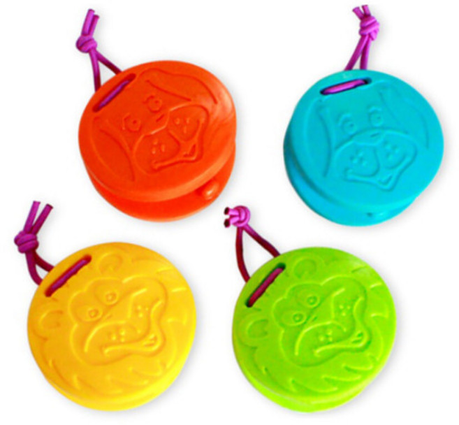 할릴릿 애니멀 캐스터네츠(MP30436) 임의배송 악기놀이 음악놀이, 1개