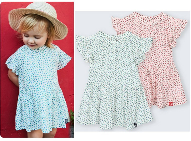 여름)꽃밭에소매프릴원피스 90호