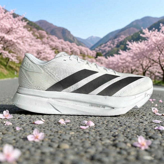 [국내매장판] 아디다스 아디제로 SL2 러닝화 경량 쿠셔닝 마라톤 데일리 남성 여성 운동화 세리오 신발파우치