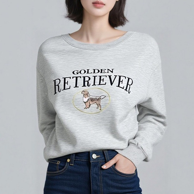 메이킹유 [따뜻기모/데일리] 레터링 티셔츠 스웨트 캐주얼 9361아무르기모맨투맨