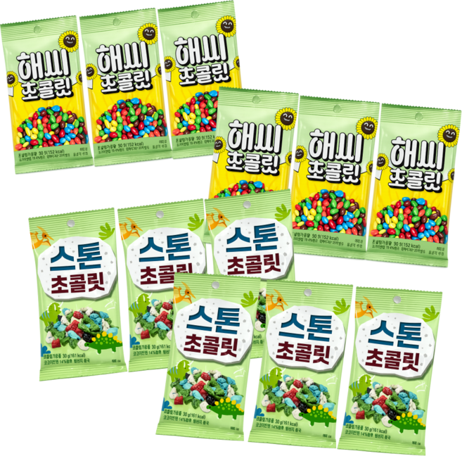 해씨 초콜릿 + 스톤 초콜릿 30g, 12개
