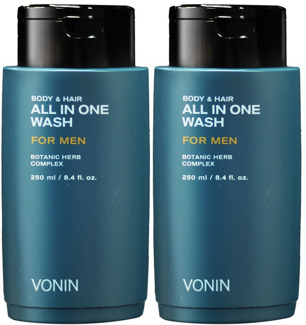 보닌 바디 앤 헤어 올인원 워시 250ml, 2개