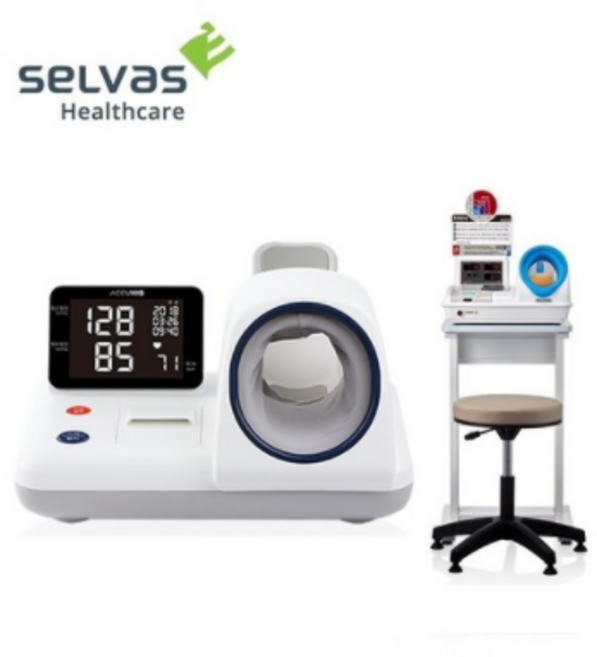 셀바스 아큐닉 의료용 병원용 자동 혈압계측정기 BP500n(의자테이블포함), 선택2) 셀바스 BP500 (프린터가능), 1개