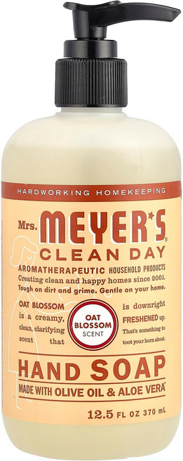 미세스 메이어스 클린데이 핸드 솝 오트 블라섬 370ml(12.5fl oz) MRS-11329, 1개, 370ml