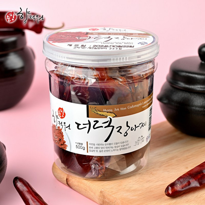 순창 향적원 / 더덕 장아찌 500g, 1개