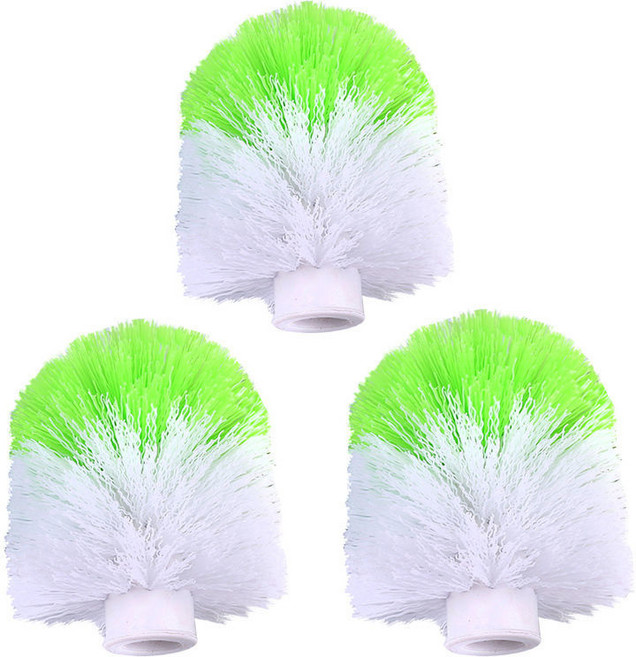 【6개입】화장실 공용 변기 브러쉬 화장실 브러쉬 리필 헤드 공용 탈부착 헤드