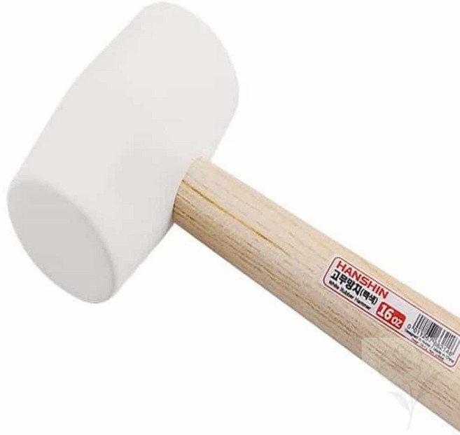 너블룸 고무망치 강화마루고무망치, 1) 8OZ