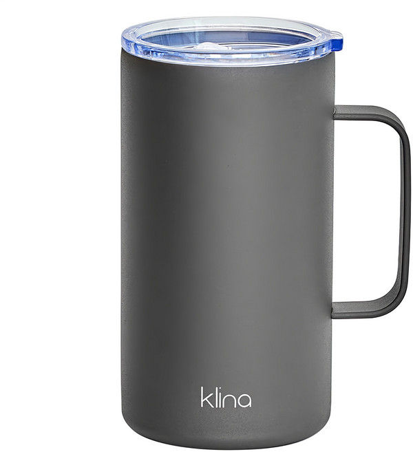 클리나 이지 머그 스테인레스 텀블러, 챠콜, 710ml, 1개