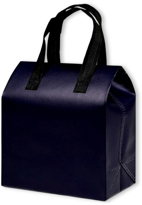 알파벳샵 컬러 보온보냉 20매입 일회용 아이스 손잡이가방, 보온보냉 네이비, 20개